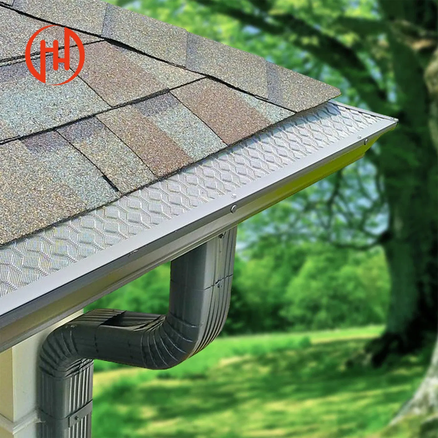 Water Drainage Rain Gutter with Aluminum Grating Cover