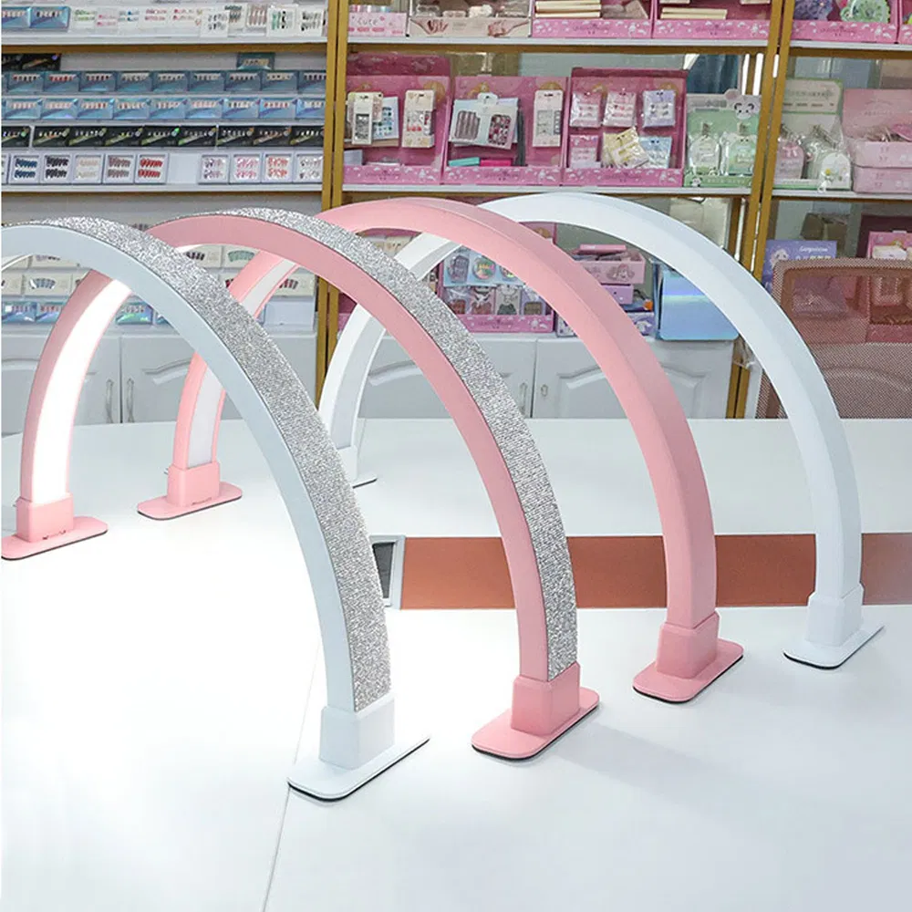 Arc Manicure Lamp LED Table UV Gel Half Moon Ring Nail Art Lamp Light Tools for Nail Salon Moon Products