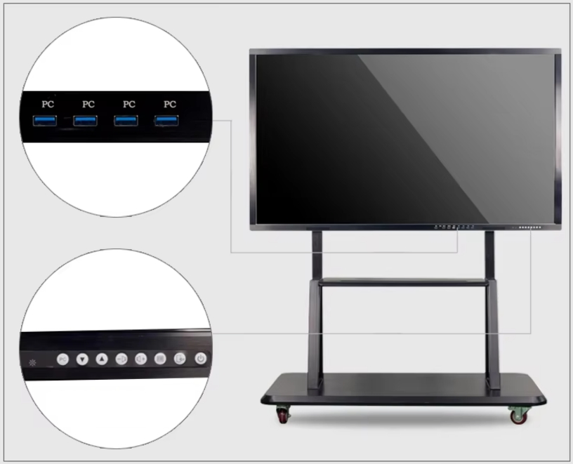 Wholesale Hot 55inch 65inch 75inch 86inch 98inch 4K Touch Screen Smart Board Interactive Flat Panel Interactive Whiteboard