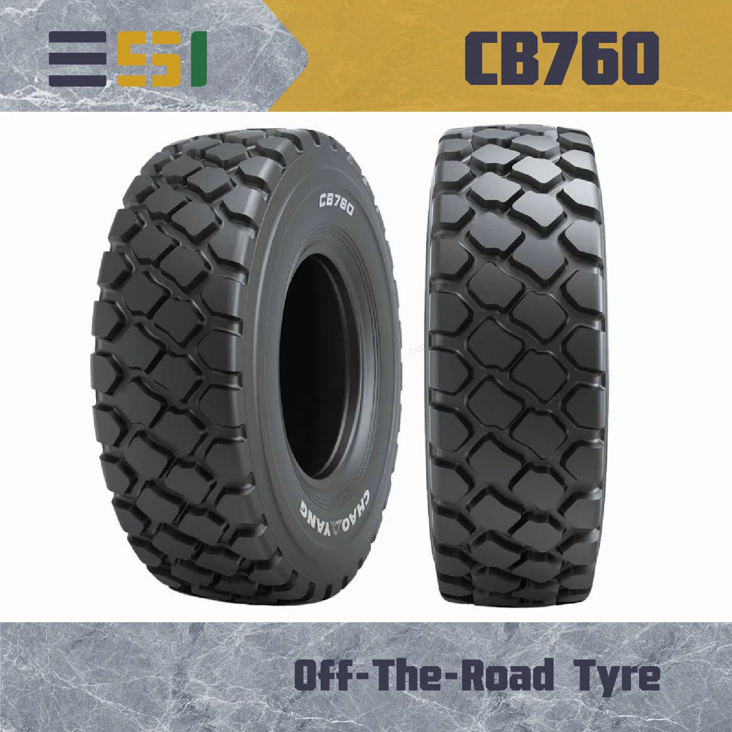 OTR Tire for Wheel Loader 23.5R25 Off-The-Road Tire CB760