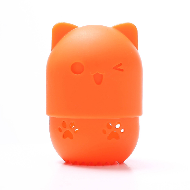 Cute Cat Cosmetic Sponge Blender Silicone Holders