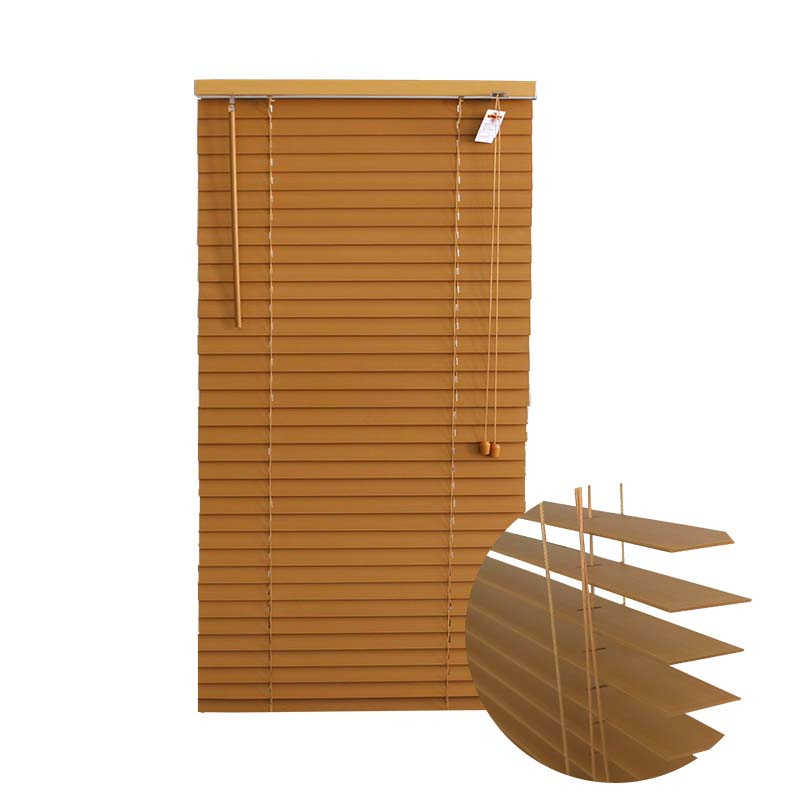 Wholesale PVC Faux Wood Window Blinds Various Style and Size Decorative Blinds