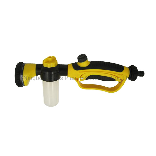 Garden Water Hose End Cleaning Sprayer with Soap Dispenser