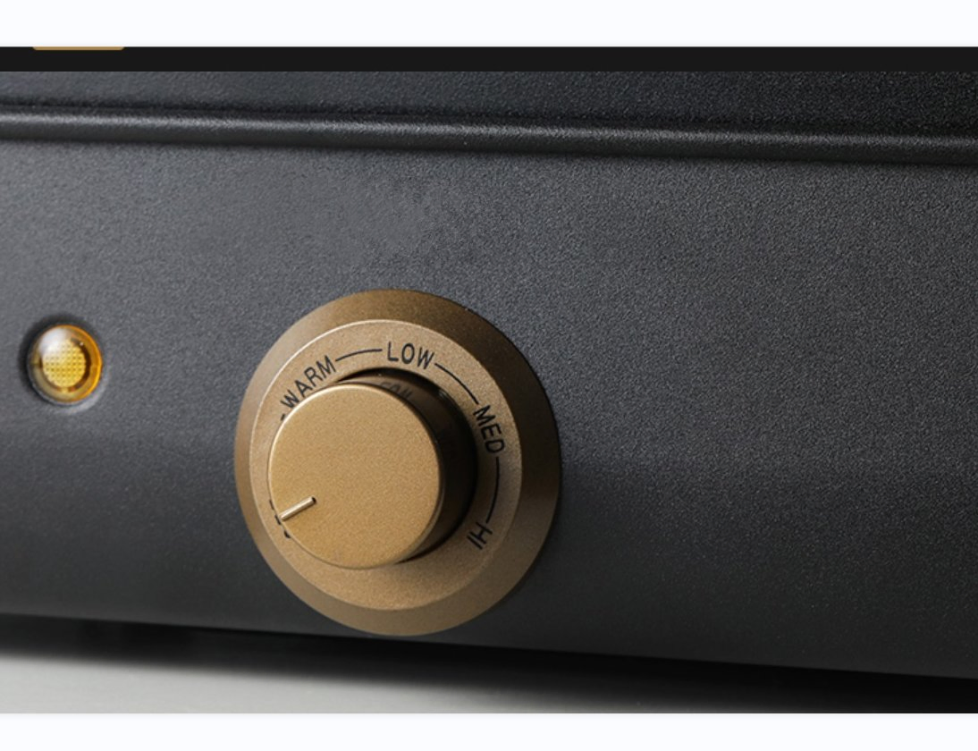 Electric Skillet Non Stick with Lid and Carry Handles 1200W