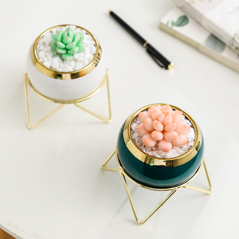 Горшки глазурованные для суккулентов Zakka