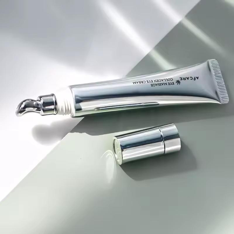 Applicator Eye Cream Tube with Massage Applicator Anti-Puffiness and Collagen Organic