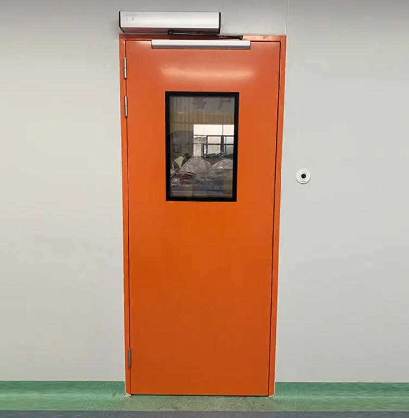 Aluminum Frame Airtight Swing Door Hospital Clean Room Cleanroom Interior Door