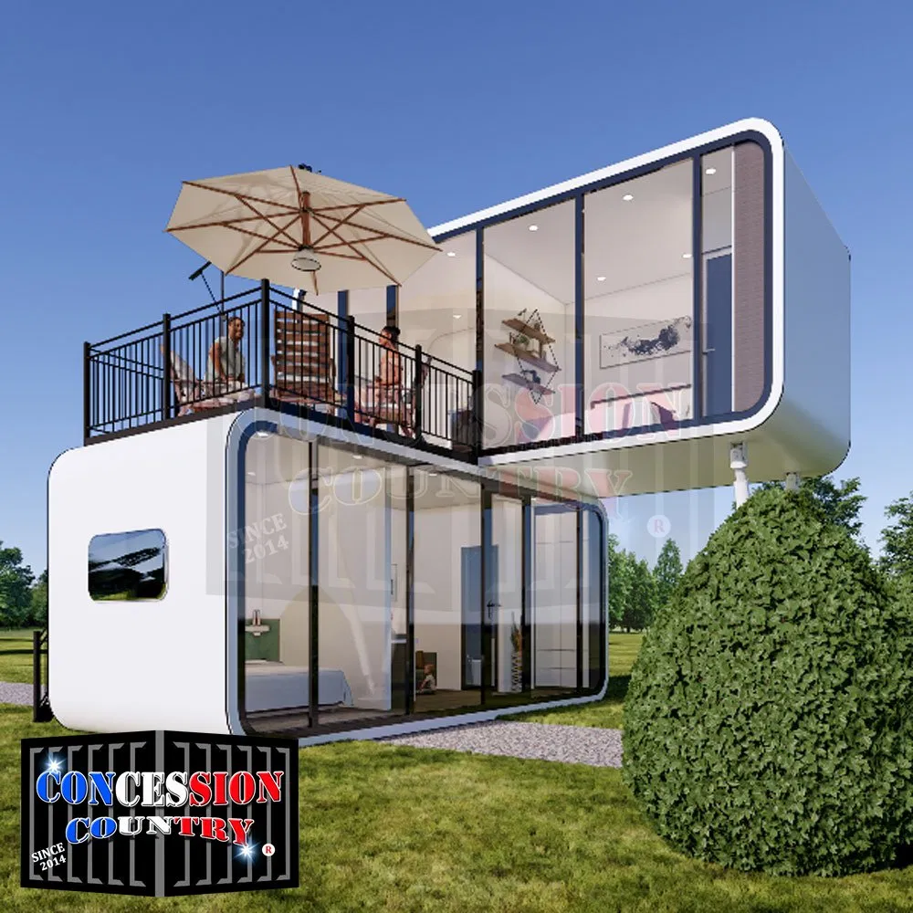 Popular China Office Pod Prefabricated House Apple Cabin Custom Tiny House Apple Cabin