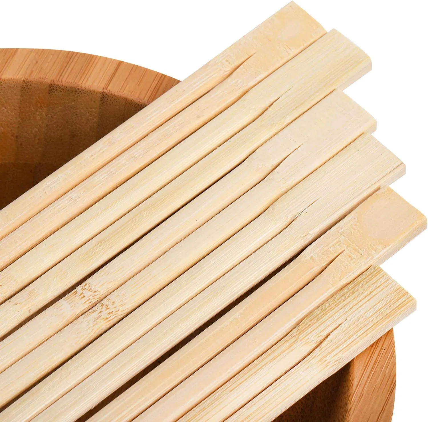 Disposable Chopsticks Natural Bamboo Wooden Utensils Cooking Chopstick Sturdy Smooth Finish