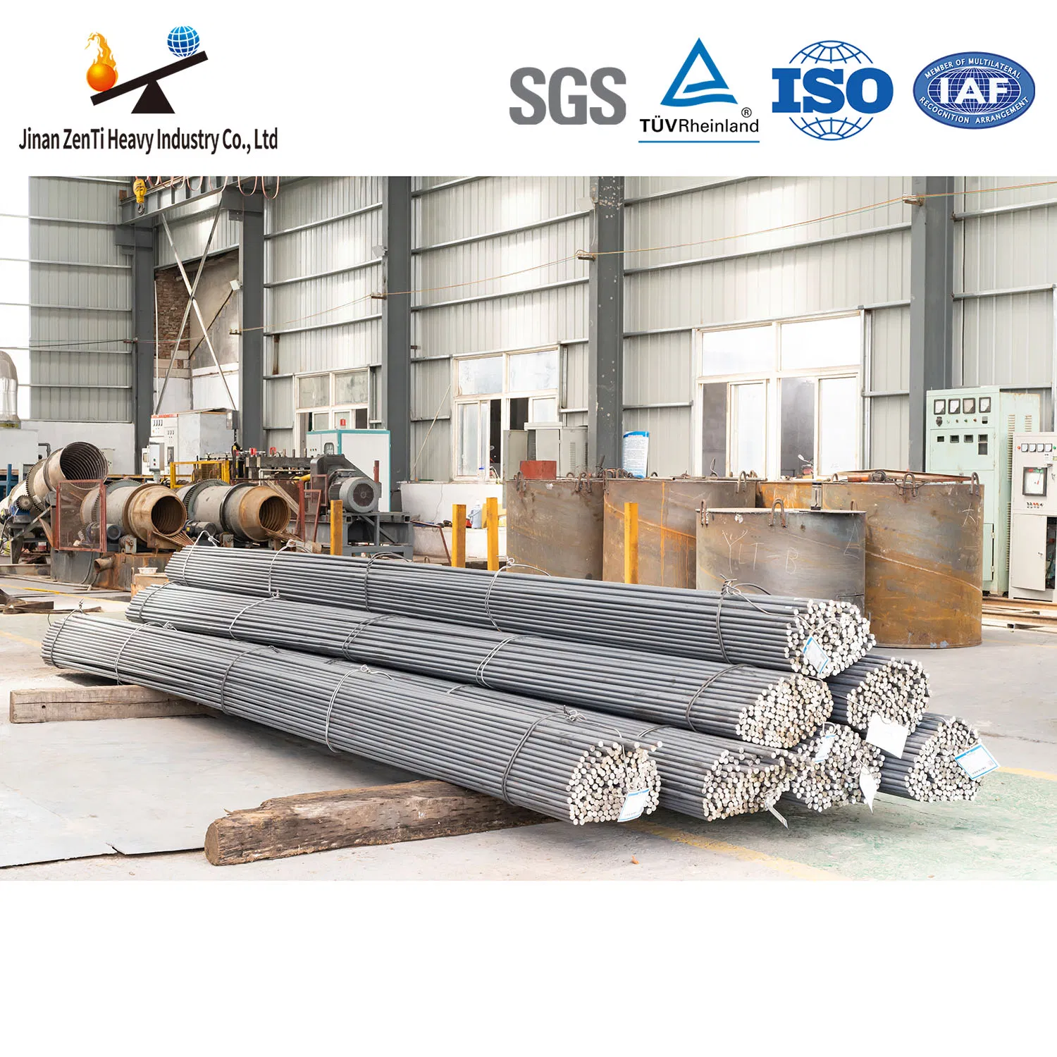 Quality Cheap Grinding Steel Rod Bar for Cement Concrete Chemical Metallurgical Industry Power Station