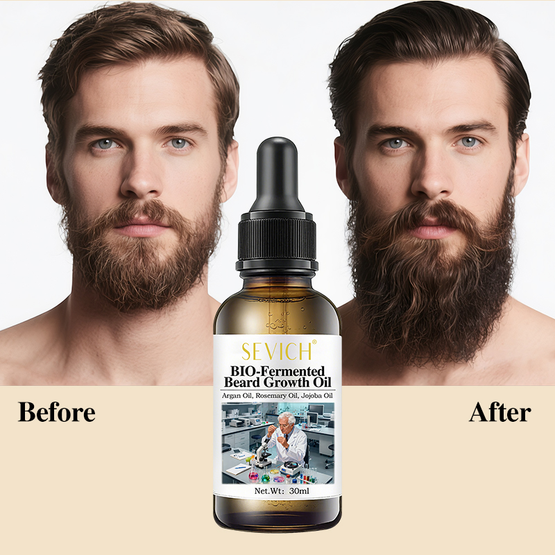 30ml Beard Oil Private Label Original Argan Oil Strengthening Beard Root Grooming Serum Oil for Men