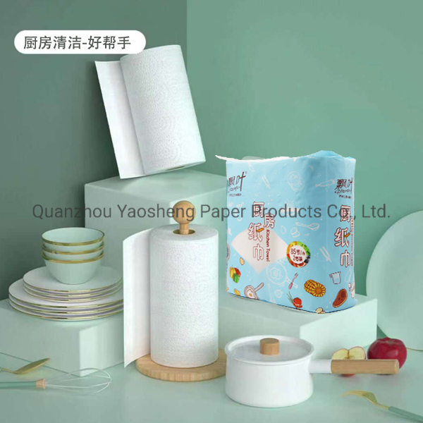 High Quality Virgin Roll Paper Towel Factory Price Kitchen Paper Towels Rolls