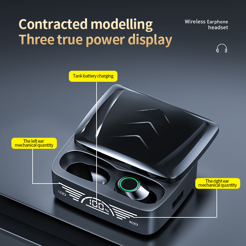 Наушники TWS Slide Design с LED-дисплеем, Bluetooth 5.3