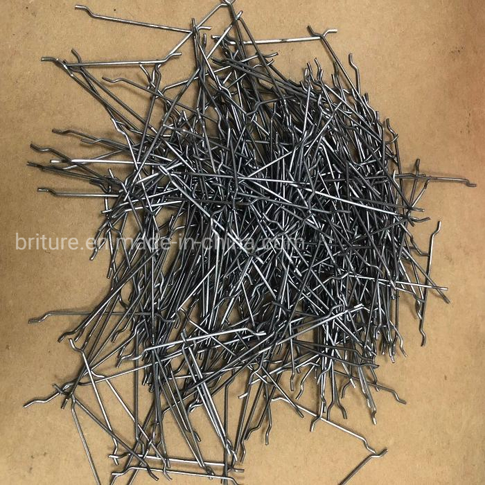 CE Certified End Hooked High Strength 1500 MPa Glued Steel Fiber for Concrete