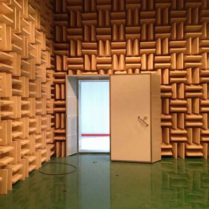 Fabric Tailor-Made Acoustic Wedges with Custom Dimensions and Colors Chamber