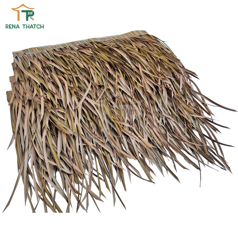 Wholesale Manmade Fiber Thatch Artificial Plastic PE PVC Thatch for Roofing