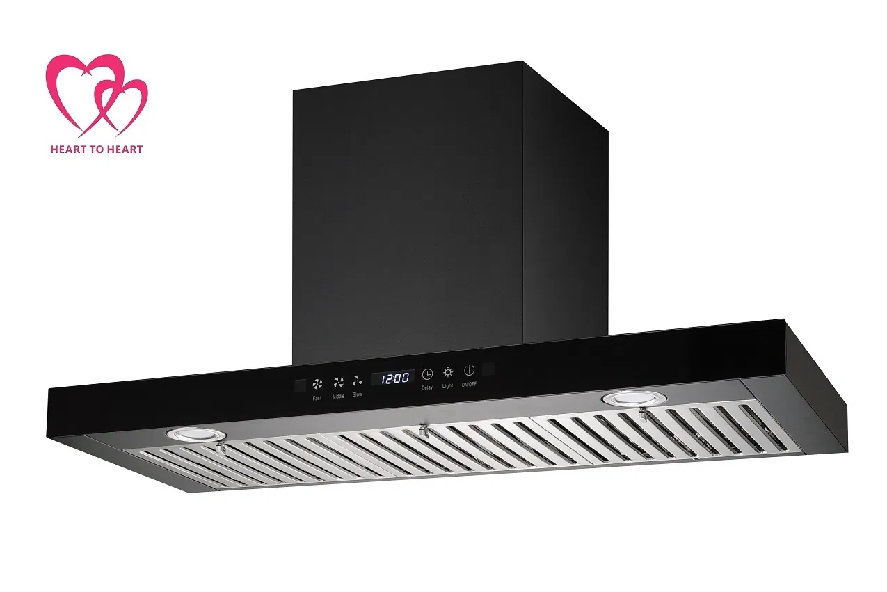 Kitchen Exhaust Chimney Extractor Wall Mounted Cabinet Stainless Steel Cooker Range Hood