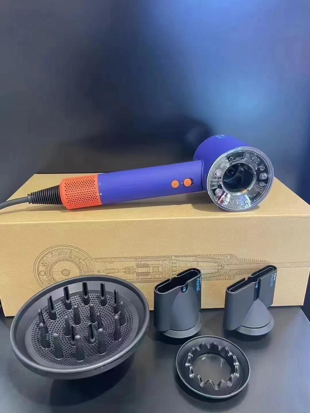 New Rose Pink Gift Edition Home Hairdryer HD16 55 Thermostatic Hair Care Negative Ion Quick Dry 1600W High Power