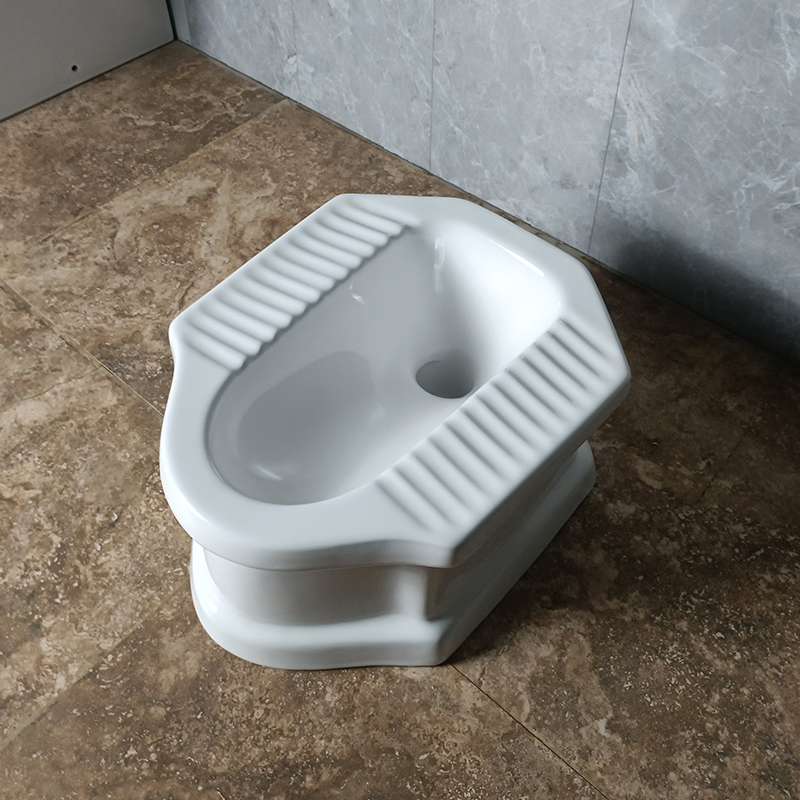 Hot Sale Sanitary Wares Ceramic Squat Pan White Color Floor Mounting with Platform for Thailand and Vietnam Market