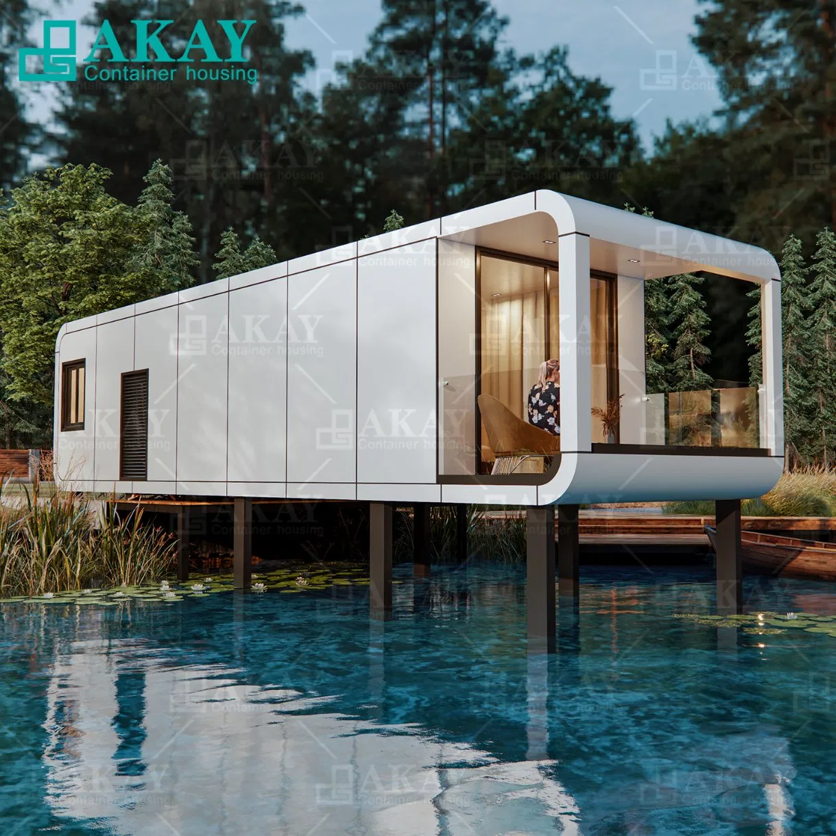 Modern High-End Prefabricated Building House Factory Custom Eco Container House Casa Modular Prefab House Detachable Capsule House