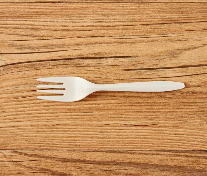 Biodegradable Forks Disposable Take Away Spoon Knife Cutlery Set for Drinking Milk Tea