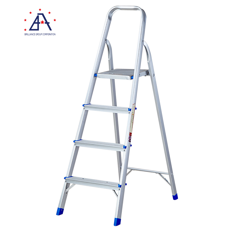 2024 V-Shape Extrusion Multi-Purpose Anodized Aluminum Folding Ladder