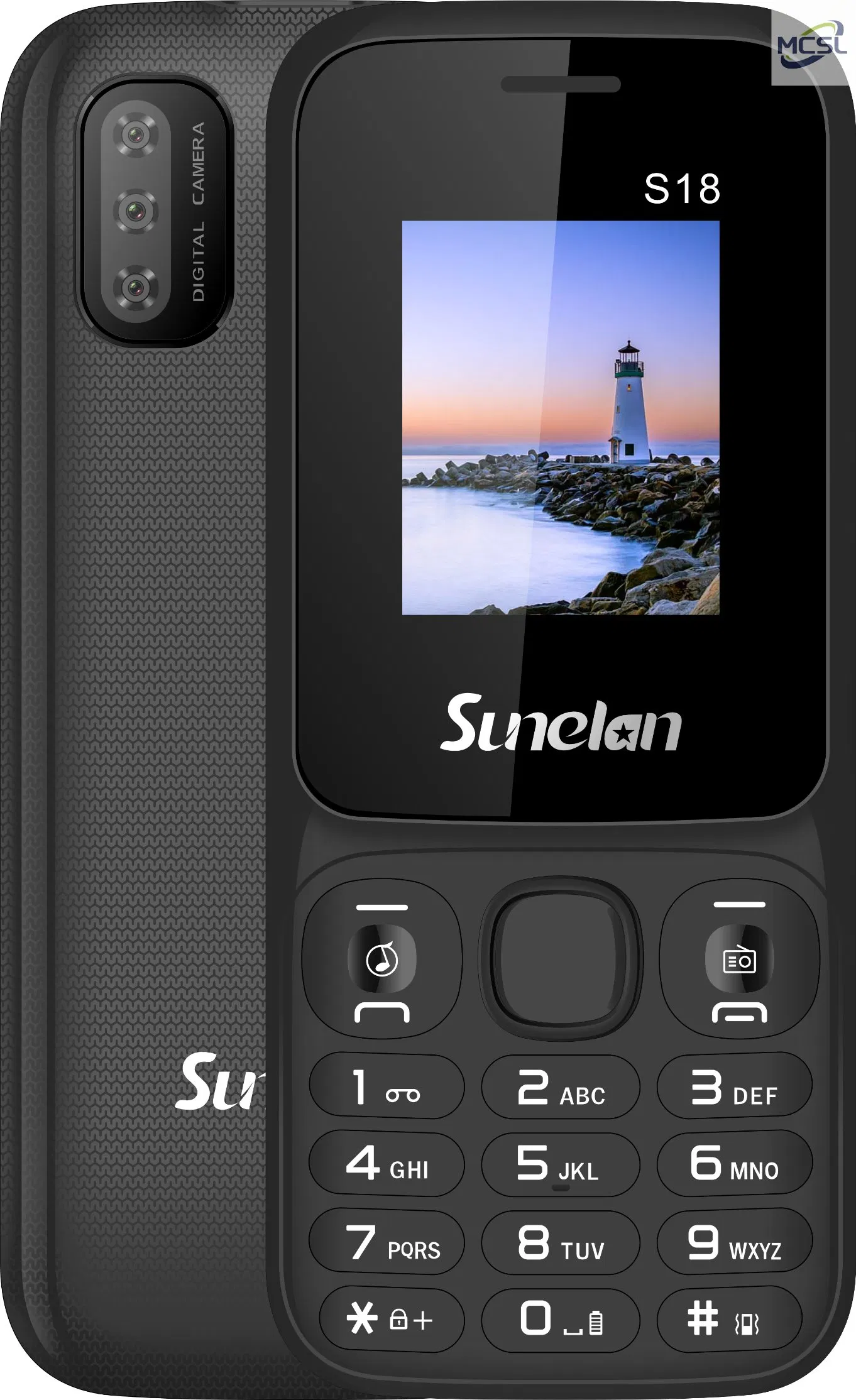 Кнопочный телефон Sunelan S18, 1.8 дюйма