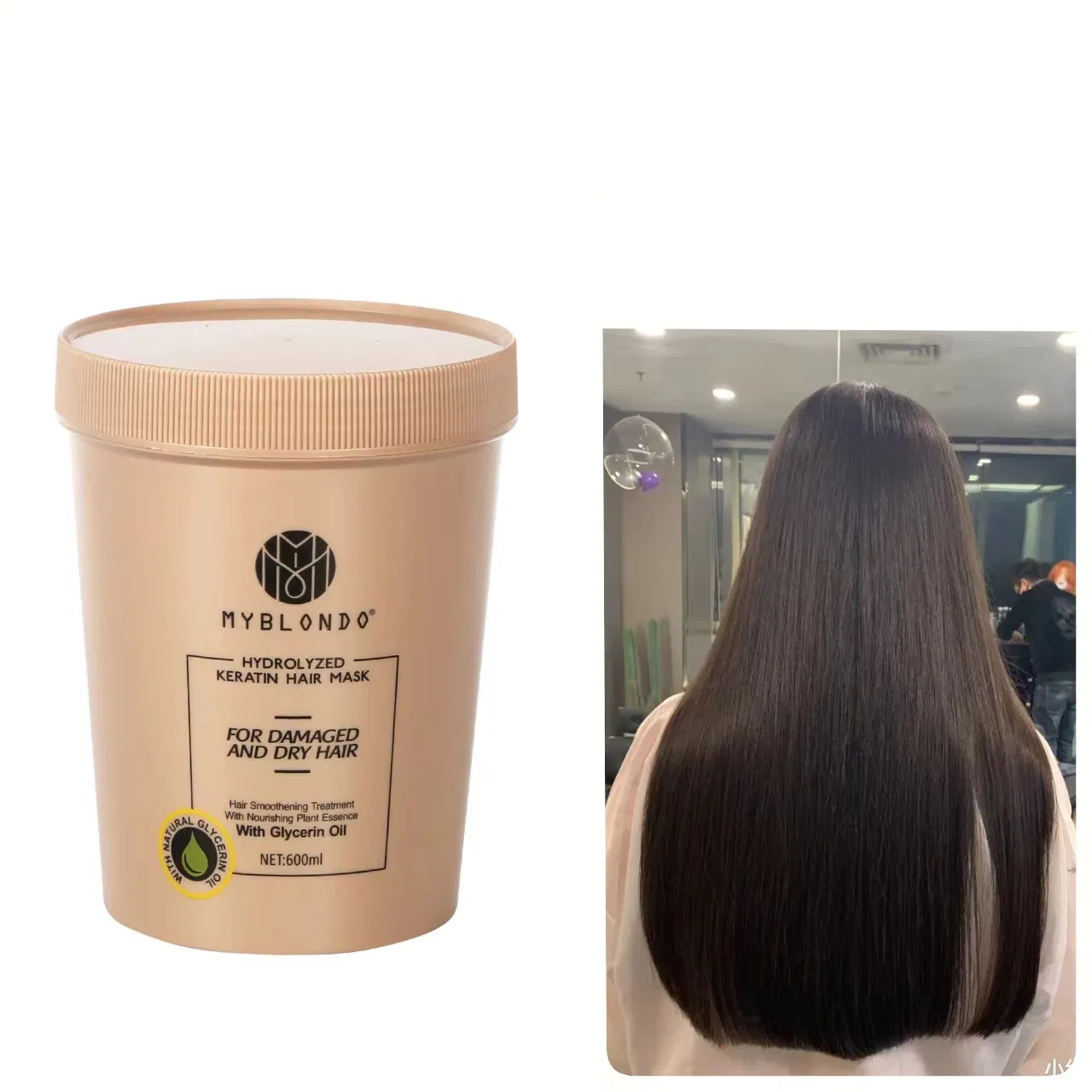OEM/ODM High Quality Hair Conditioner Protect Hair Repair Damage and Dye Hair Smooth Shiny in Korean