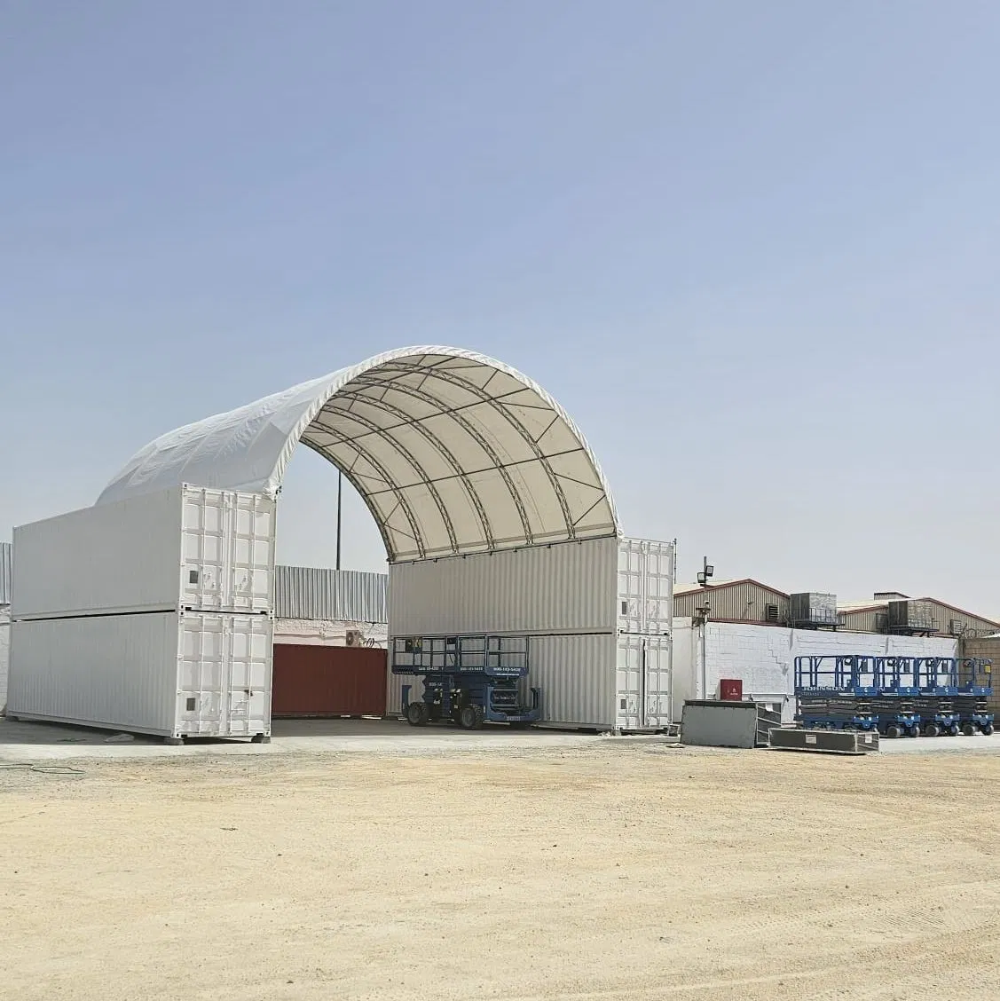 Portable PVC Warehouse Cattle Shelter Dome Container Tent Cover Shelter