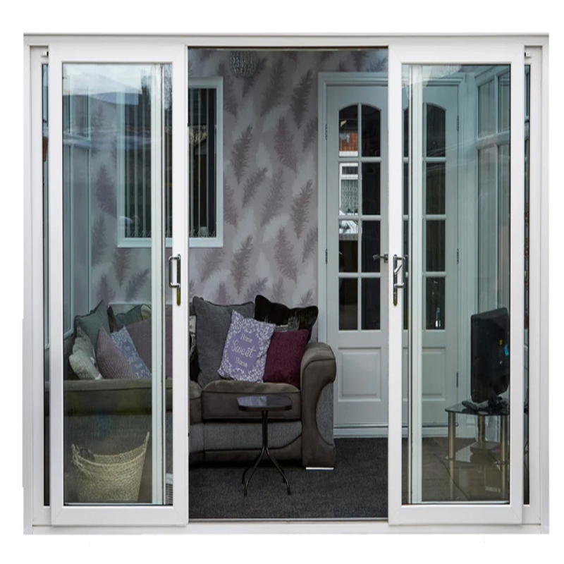 Раздвижные UPVC двери с двойным остеклением