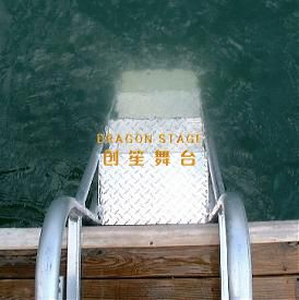 Marine Boat Ladders Pool 4 Steps Attic Ladder Swim Aluminum Boat Ladder