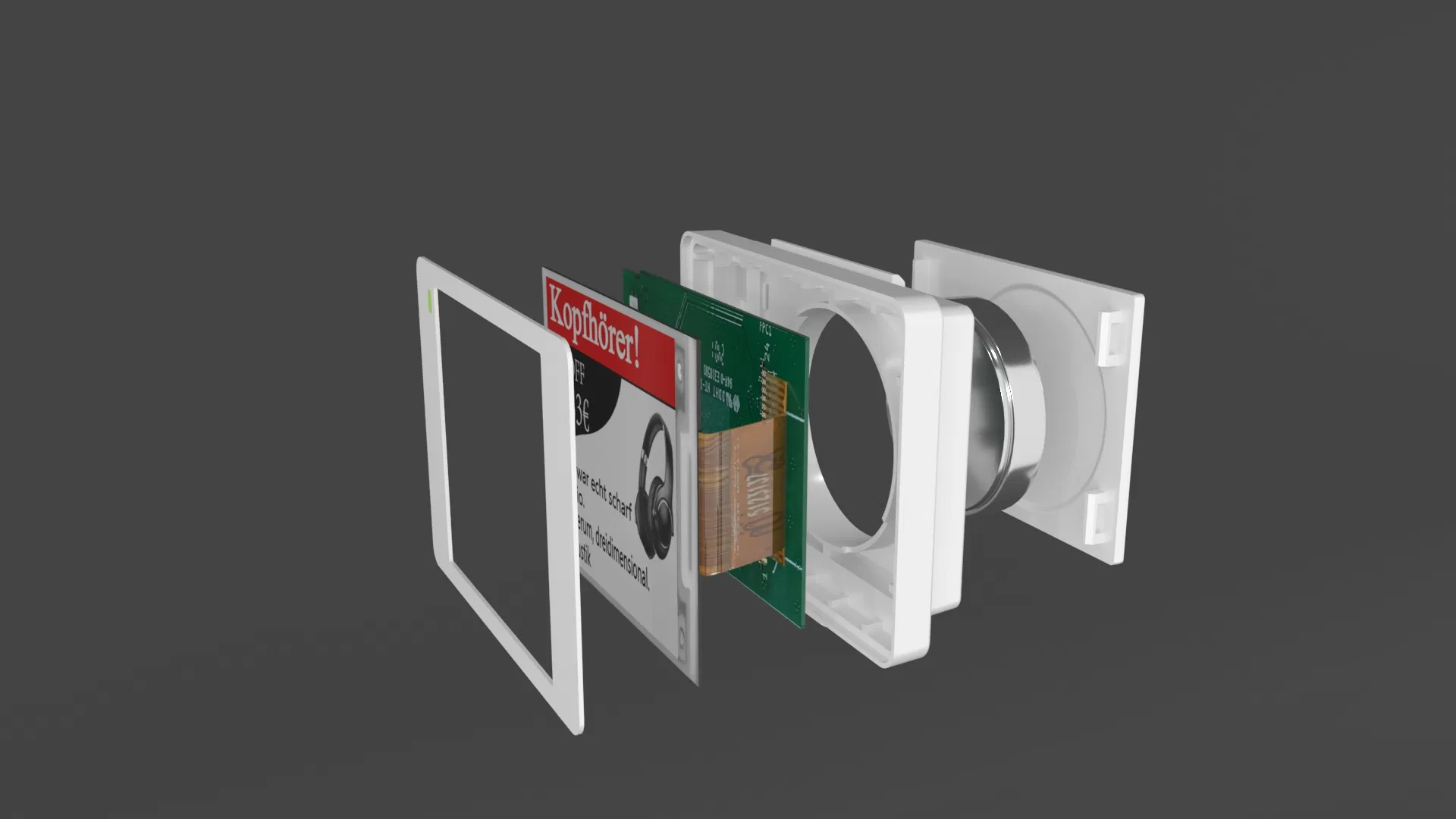 2-Color Electronic Shelf Label for Retail Electronics Displays