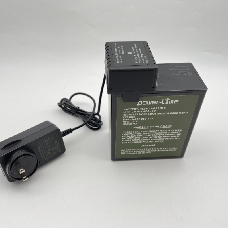 PTC-2590L Universal Charger Supports Li-ion Bb-2590/U, NiMH Bb-390A/U, and NiCd Bb-590/U Batteries