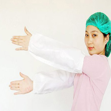 Disposable PP CPE Nonwoven Over Sleeve Cover Protective Medical Sleevecover