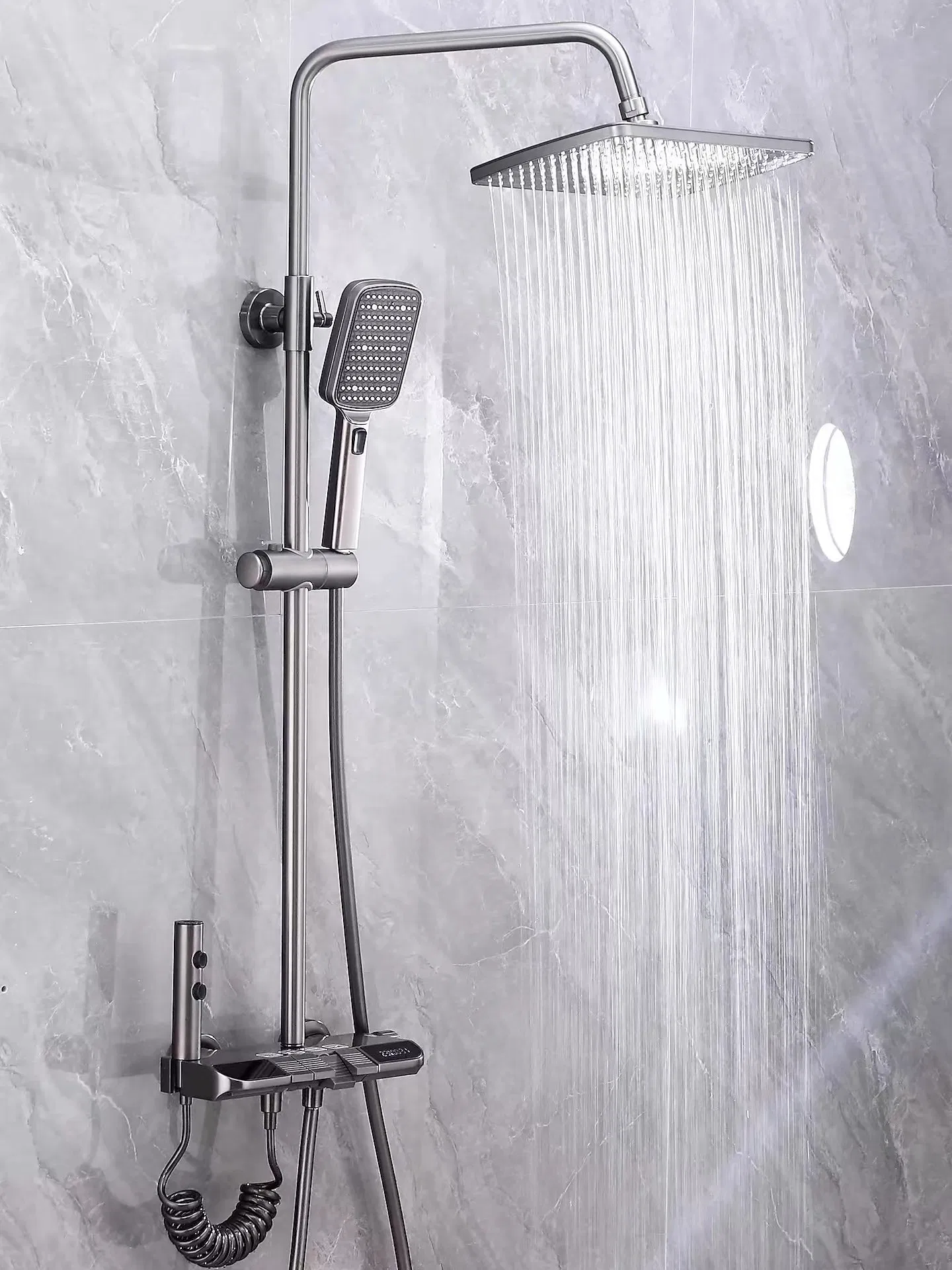 Wholesale Luxury Style Brass Digital Display Shower Set