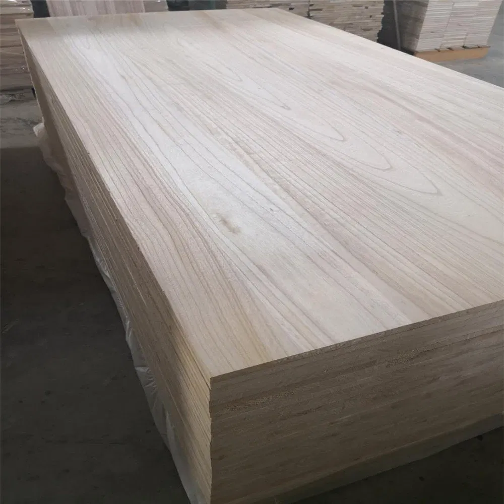 Factory Directly Supply Solid Timber Paulownia Board