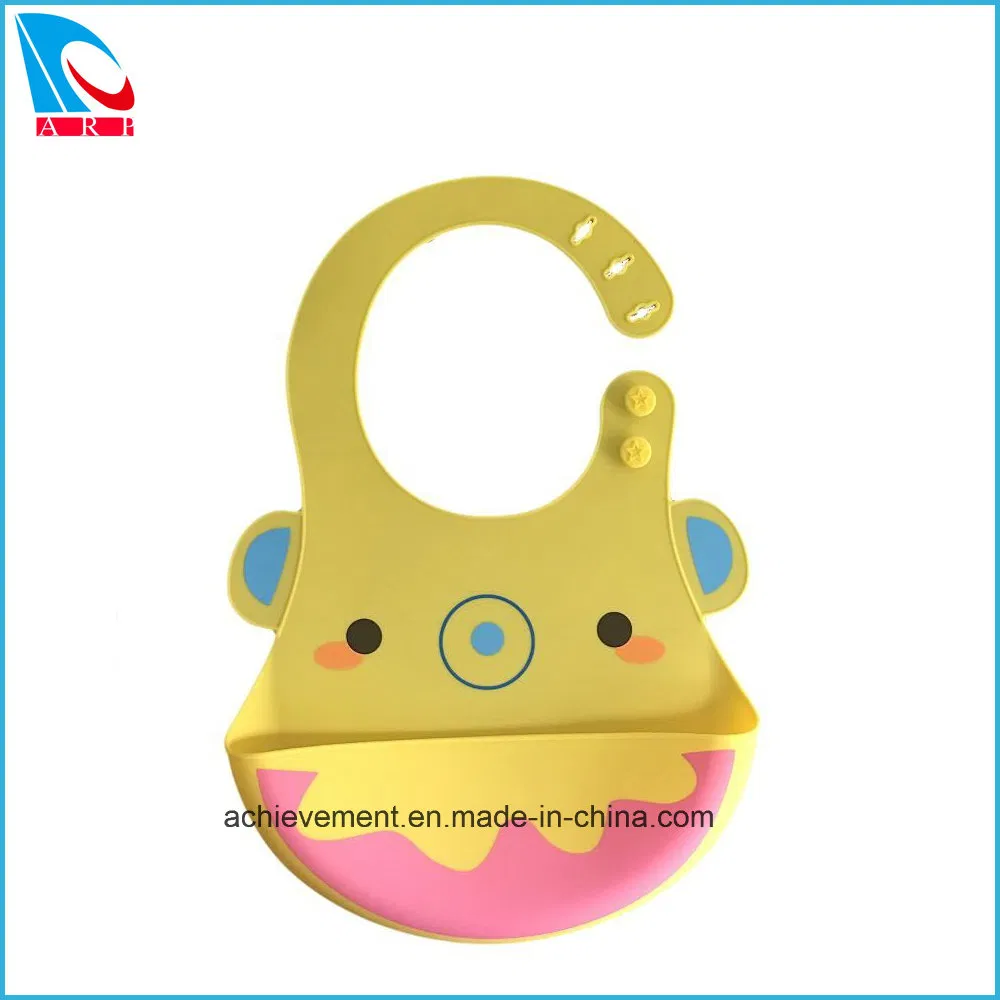 Custom Cartoon Silicone Baby Bib BPA Free