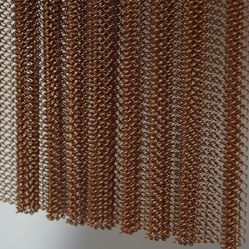 Aluminum Metal Cascade Coil Drapery Shade Curtain for Decoration and Protection