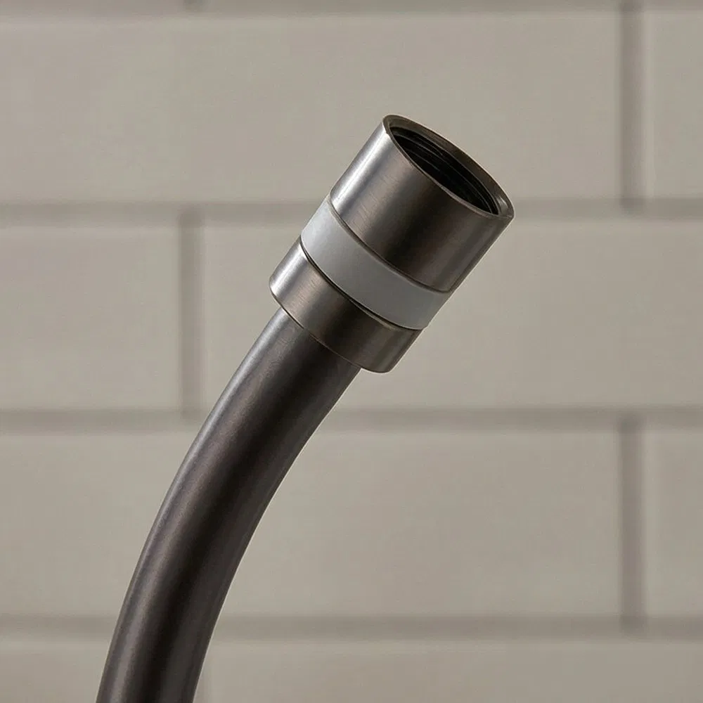 Flexible PVC Shower Hose with Stylish Chrome Finish for Bathrooms