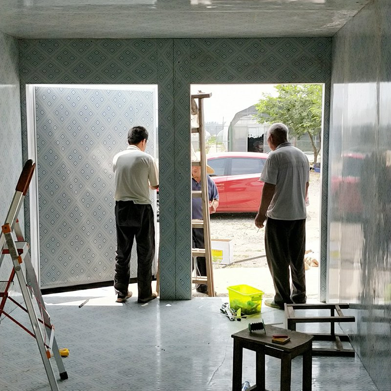 Insulation Materials for Freezers Polyurethane Insulated Anti-Corrosion Galvanized Sandwich Cold Room Food Storage Insulation Wall Panel