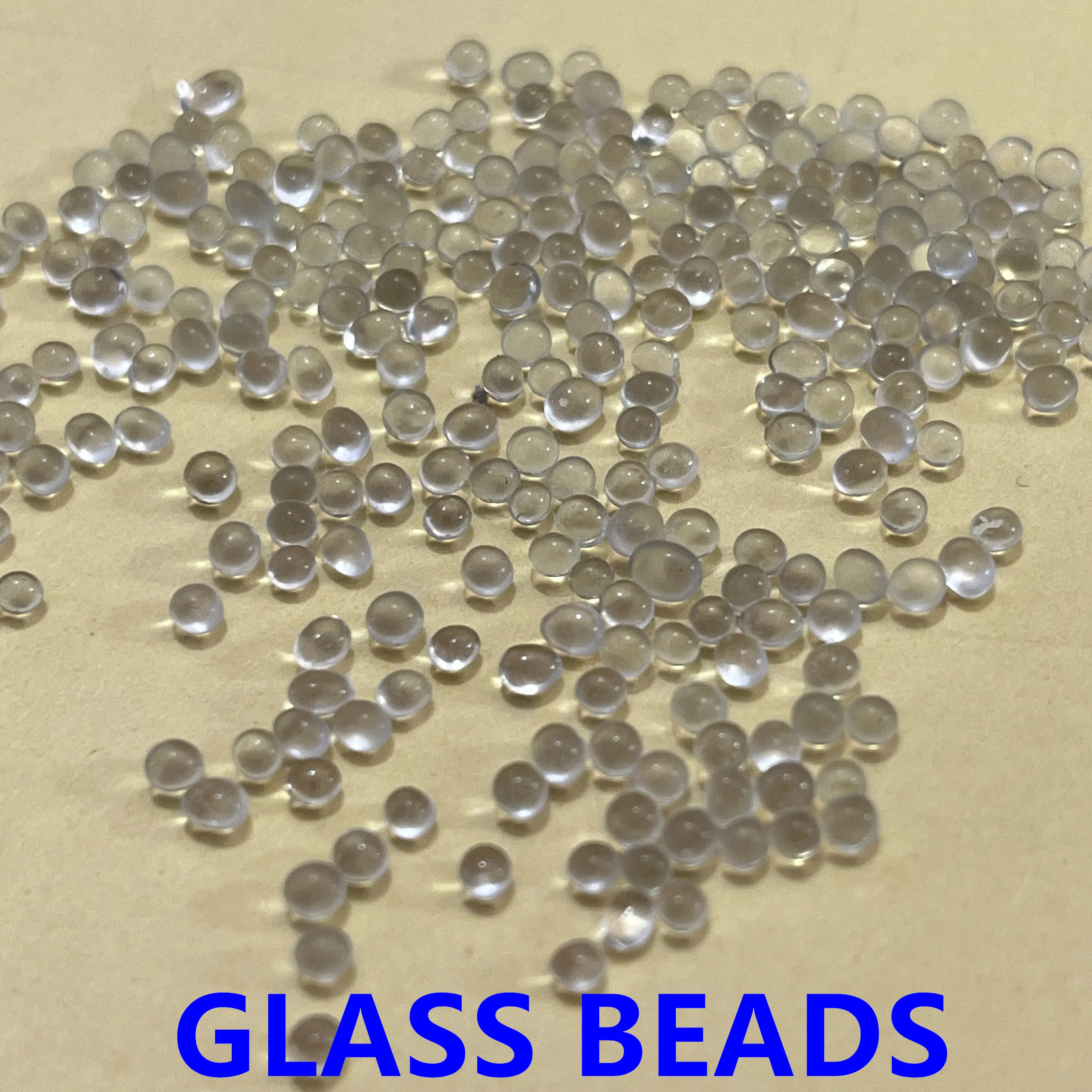 Стеклянные гранулы для пескоструйной обработки без кремнезема