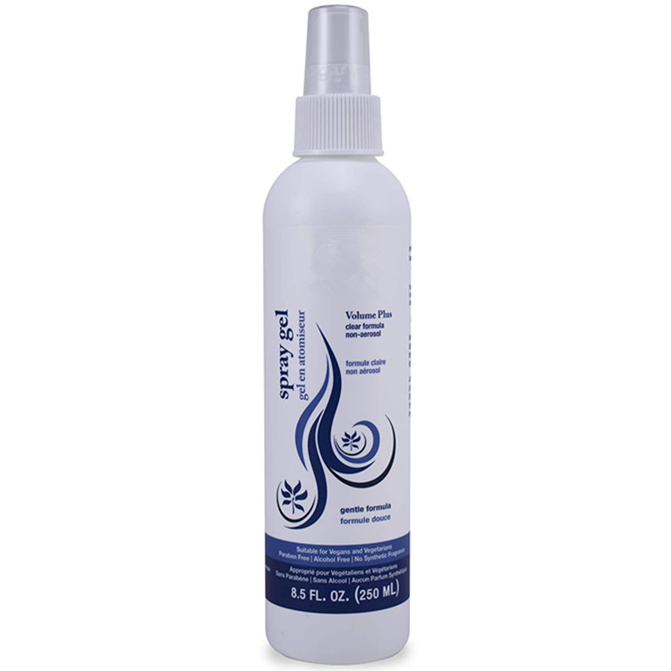 Premium Custom Botanical Formula Volume Plus Styling Hair Spray Gel
