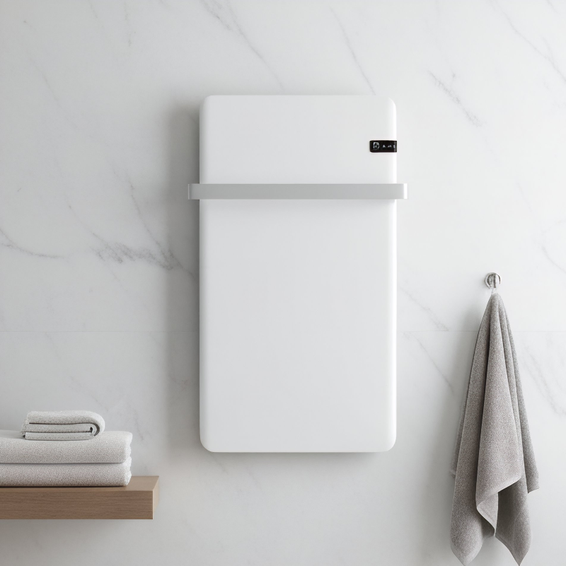 Modern WiFi-Enabled Panel Heater with Versatile Towel Rack