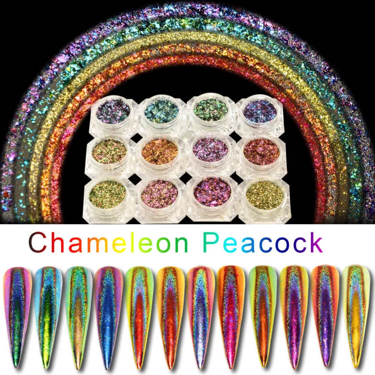 Factory Price Nail Decoration 2D Rose Gold Black Art Nail Stickers Fingernail Decals