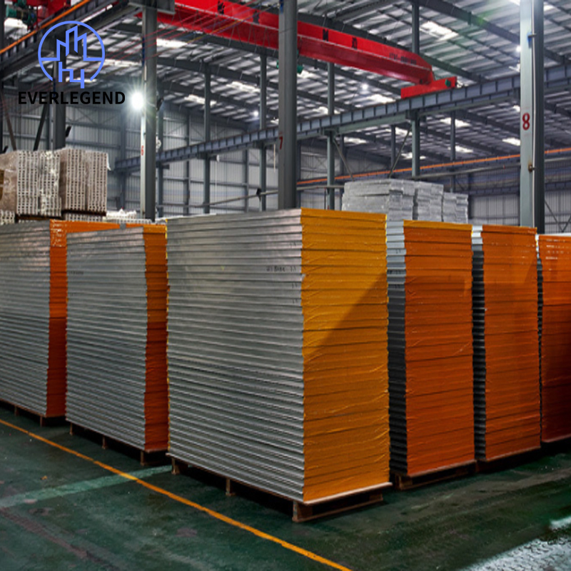 Fireproof Thermal Insulation Rock Wool Sandwich Panel Metal Siding Panels for Exterior and Interior Wall