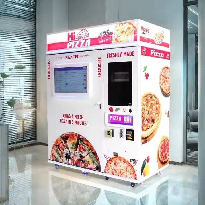 CE RoHS Certified 69PCS 12 Inches Fully Automatic Pizza Maker Pizza Vending Machine