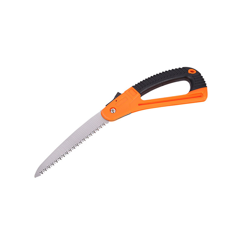 D-Type Folding Hand Saw, Camping, Design with Non-Slip Ergonomic Handle for Garden, Tree Pruning, Wood Cutting
