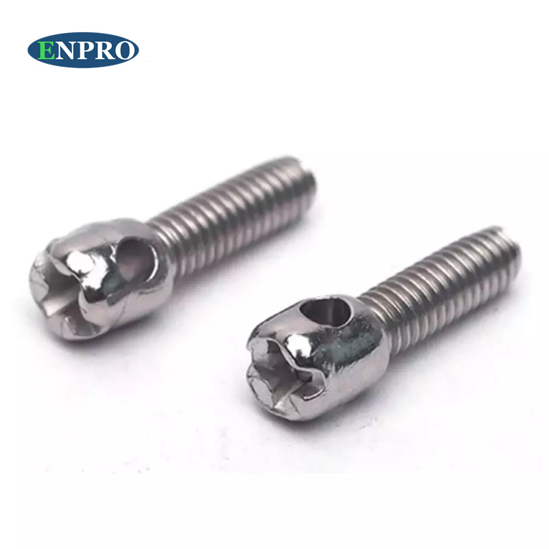 DIN 404 M3m4m5m6 Stainless Steel Slotted Capstan Captive Screws for Electricity Meter Box