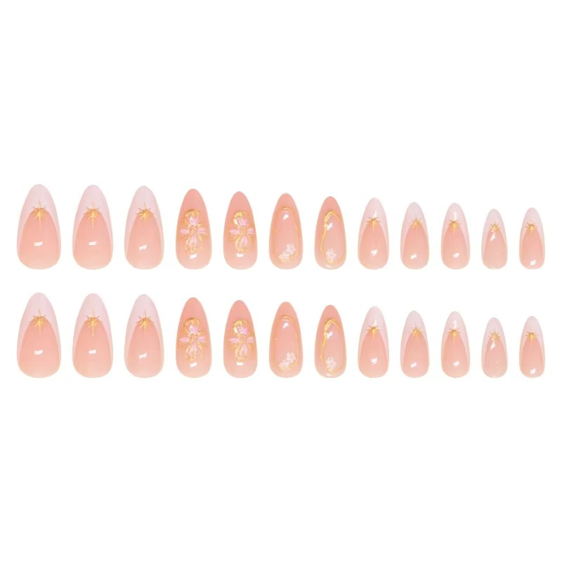 Hot Sale Factory Price 3D Flower Press on Nails Artificial Fingernails