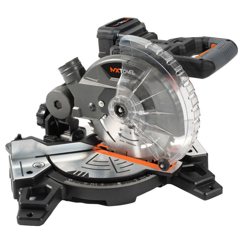 Heavy Duty Cordless Sliding Miter Saw with Laser Compound Sawing Machine Cutting